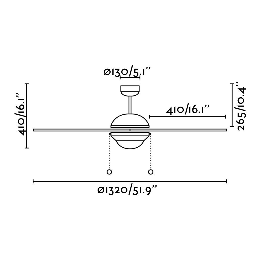 ЛЮСТРА ВЕНТИЛЯТОР MANILA (МАНИЛА) (33190FAR)