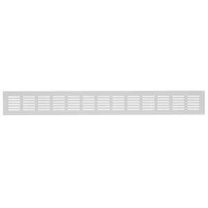 Вентиляционная решетка Благовест 60x400, серебро